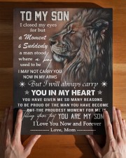 MOM TO SON GIFT CARRY YOU IN MY HEART 11x14 Gallery Wrapped Canvas Prints aos-canvas-pgw-11x14-lifestyle-front-32