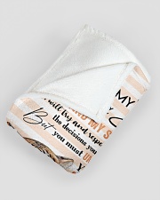 MOM TO SON GIFT- TIGER I'M PROUD OF YOU LITTLE BOY Large Fleece Blanket - 60" x 80" aos-coral-fleece-blanket-60x80-lifestyle-front-07