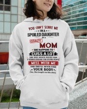 SPOILED DAUGHTER GIFT - CRAZY MOM- ANGER ISSUES Hooded Sweatshirt apparel-hooded-sweatshirt-lifestyle-front-102
