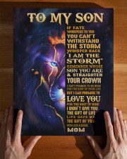 MOM TO SON GIFT- FATE STORM CROWN -LION 11x14 Gallery Wrapped Canvas Prints aos-canvas-pgw-11x14-lifestyle-front-32