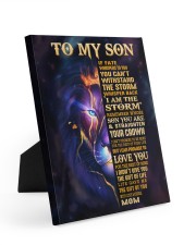 MOM TO SON GIFT- FATE STORM CROWN -LION Easel-Back Gallery Wrapped Canvas tile