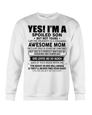 SPOIELD SON GIFT -AWESOME MOM- SUNSHINE HURRICANE Crewneck Sweatshirt tile