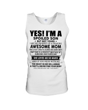 SPOIELD SON GIFT -AWESOME MOM- SUNSHINE HURRICANE Unisex Tank tile
