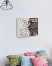 CUSTOM NAME TO YOUR GIRLFRIEND- FIND YOU SOONER 14x11 Gallery Wrapped Canvas Prints aos-canvas-pgw-14x11-lifestyle-front-02