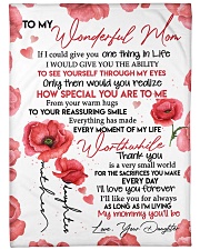 DAUGHTER TO MOM GIFT HOW SPECIAL YOU ARE TO ME Large Fleece Blanket - 60" x 80" front