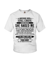 SON GIFT -AWESOME MOM EXISTS RAISED ME SCARES ME Youth T-Shirt tile