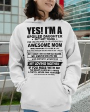 SPOILED DAUGHTER GIFT - AWESOME MOM CUSS LOVING Hooded Sweatshirt apparel-hooded-sweatshirt-lifestyle-front-102