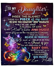 MOM TO DAUGHTER GIFT BUTTERFLY INFINITY BIG HUG Fleece Blanket - 50" x 60" front
