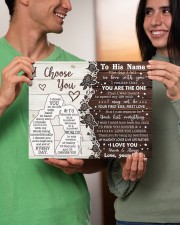 CUSTOM NAME TO HIM GIFT- NAUGHTY LIFE PARTNER 14x11 Gallery Wrapped Canvas Prints aos-canvas-pgw-14x11-lifestyle-front-39