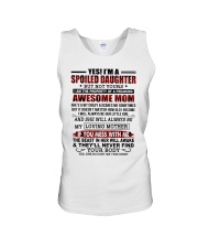 SPOILED DAUGHTER GIFT - AWESOME MOM LITTLE GIRL Unisex Tank tile