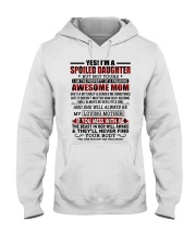 SPOILED DAUGHTER GIFT - AWESOME MOM LITTLE GIRL Hooded Sweatshirt tile