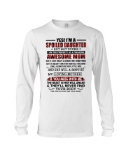 SPOILED DAUGHTER GIFT - AWESOME MOM LITTLE GIRL Long Sleeve Tee tile