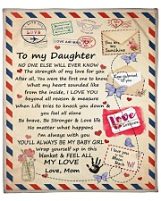 MOM TO DAUGHTER GIFT STAMP SOUNDED FROM INSIDE Fleece Blanket - 50" x 60" front