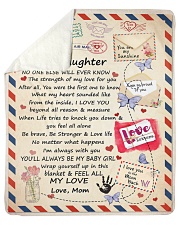 MOM TO DAUGHTER GIFT STAMP SOUNDED FROM INSIDE Sherpa Fleece Blanket tile