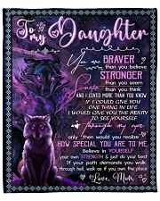MOM TO DAUGHTER GIFT- WALK AS IF YOU OWN THE PLACE Fleece Blanket - 50" x 60" front
