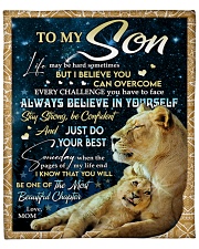MOM TO SON GIFT- YOU WILL BE ONE OF THE MOST BEAUTIFUL CHAPTER Fleece Blanket - 50" x 60" front