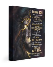 MOM TO SON GIFT- LION SUDDENLY A MAN STOOD 11x14 Gallery Wrapped Canvas Prints front