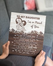 MOM TO DAUGHTER GIFT PRECIOUS DAUGHTER -LIVE LOVE 11x14 Gallery Wrapped Canvas Prints aos-canvas-pgw-11x14-lifestyle-front-25