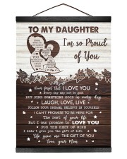 MOM TO DAUGHTER GIFT PRECIOUS DAUGHTER -LIVE LOVE Hanging Canvas tile