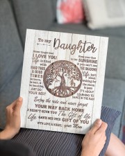 MOM TO DAUGHTER GIFT- TREE- DANCE IN THE RAIN 11x14 Gallery Wrapped Canvas Prints aos-canvas-pgw-11x14-lifestyle-front-25