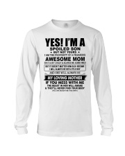 SPOIELD SON GIFT -AWESOME MOM- LOVING MOTHER Long Sleeve Tee tile