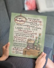 MOM TO DAUGHTER GIFT - CHRISTMAS 11x14 Gallery Wrapped Canvas Prints aos-canvas-pgw-11x14-lifestyle-front-25