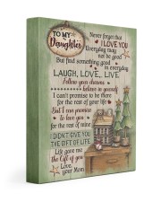 MOM TO DAUGHTER GIFT - CHRISTMAS 11x14 Gallery Wrapped Canvas Prints front