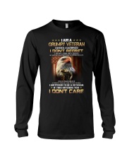 PROUD TO BE A GRUMPY VETERAN - SERVED SACRIFICED Long Sleeve Tee tile