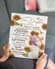 MOM TO DAUGHTER GIFT - THE RPOUDEST MOMENT IS TELLING OTHERS YOU ARE MY DAUGHTER 11x14 Gallery Wrapped Canvas Prints aos-canvas-pgw-11x14-lifestyle-front-25