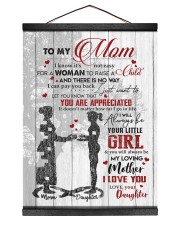 DAUGHTER TO MOM GIFT- YOU ARE APPRECIATED Hanging Canvas tile