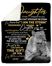 MOM TO DAUGHTER GIFT LION FATE THE STORM CROWN Sherpa Fleece Blanket tile