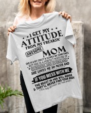 DAUGHTER SON GIFT- ATTITUDE- AWESOME MOM- SUNSHINE Classic T-Shirt apparel-classic-tshirt-lifestyle-front-117