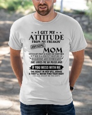 DAUGHTER SON GIFT- ATTITUDE- AWESOME MOM- SUNSHINE Classic T-Shirt apparel-classic-tshirt-lifestyle-front-50