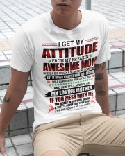MOM TO SON GIFT - ATTITUDE - CHRISTMAS Classic T-Shirt apparel-classic-tshirt-lifestyle-front-110