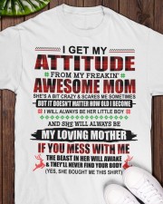 MOM TO SON GIFT - ATTITUDE - CHRISTMAS Classic T-Shirt apparel-classic-tshirt-lifestyle-front-160