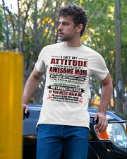 MOM TO SON GIFT - ATTITUDE - CHRISTMAS Classic T-Shirt apparel-classic-tshirt-lifestyle-front-44