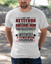 MOM TO SON GIFT - ATTITUDE - CHRISTMAS Classic T-Shirt apparel-classic-tshirt-lifestyle-front-50