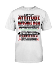 MOM TO SON GIFT - ATTITUDE - CHRISTMAS Premium Fit Mens Tee tile