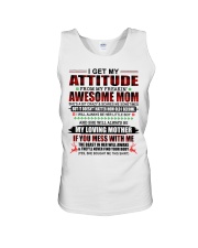 MOM TO SON GIFT - ATTITUDE - CHRISTMAS Unisex Tank tile