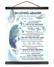 IN LOVING MEMORY Hanging Canvas tile