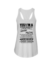 SPOILED DAUGHTER GIFT - AWESOME MOM 5 HURRICANE Ladies Flowy Tank tile