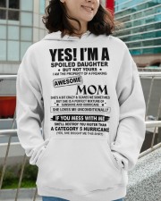 SPOILED DAUGHTER GIFT - AWESOME MOM 5 HURRICANE Hooded Sweatshirt apparel-hooded-sweatshirt-lifestyle-front-102