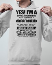 SPOILED BOYFRIEND GIFT- SHE'S A BIT CRAZY- SCARES Hooded Sweatshirt apparel-hooded-sweatshirt-lifestyle-front-46