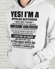 SPOILED BOYFRIEND GIFT- SHE'S A BIT CRAZY- SCARES Hooded Sweatshirt apparel-hooded-sweatshirt-lifestyle-front-62