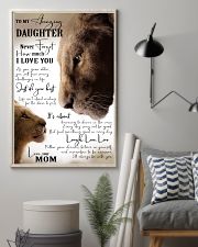 MOM TO DAUGHTER GIFT- JUST DO YOUR BEST- LION 11x17 Poster lifestyle-poster-1