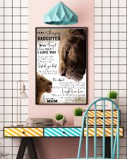 MOM TO DAUGHTER GIFT- JUST DO YOUR BEST- LION 11x17 Poster lifestyle-poster-6