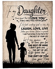 MOM TO DAUGHTER GIFT LOVE YOU FOR THE REST OF MINE Large Fleece Blanket - 60" x 80" front