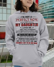DAUGHTER TO MOM GIFT PERFECTION AND BEAUTY Hooded Sweatshirt apparel-hooded-sweatshirt-lifestyle-front-102