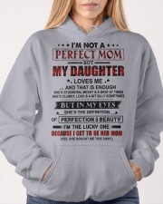 DAUGHTER TO MOM GIFT PERFECTION AND BEAUTY Hooded Sweatshirt apparel-hooded-sweatshirt-lifestyle-front-85
