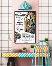 DAD TO DAUGHTER GIFT - TIGER- HAVE YOUR BACK 11x17 Poster lifestyle-poster-6